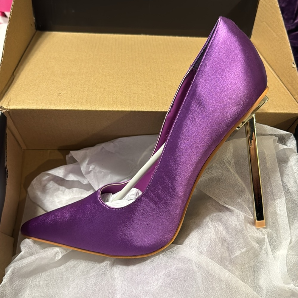 Fashion Nova-Never Simple Pumps (purple)